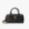 Quilted Chain Shoulder 27 – Black Leather | Silver Hardware