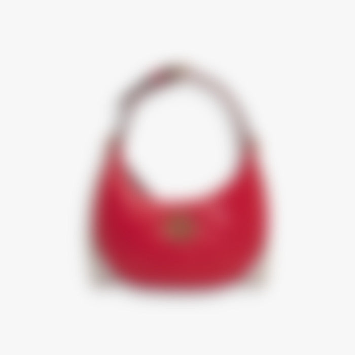 Quilted Chain Shoulder Mini – Red Leather | Gold Hardware