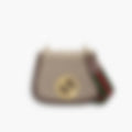 Round Clasp Shoulder 29 – Brown Leather | Gold Hardware