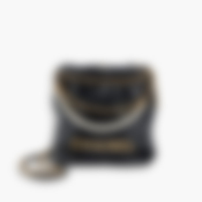 Soft Hobo 22 – Black Leather | Silver Hardware
