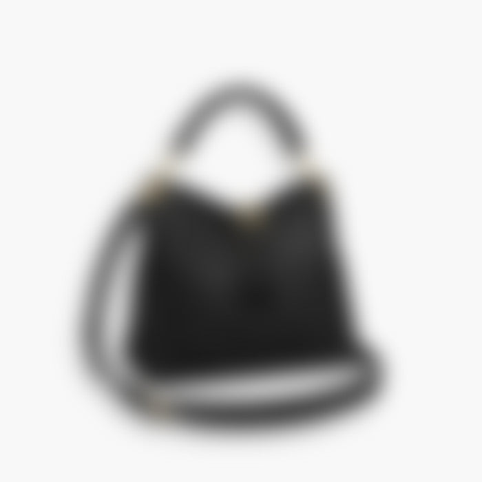 Soft Hobo 32 – Black Leather | Silver Hardware