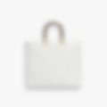 Soft Shopper 35 – White Leather | Gold Hardware