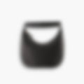 Studded Shoulder 28 – Black Leather | Silver Hardware