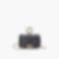 Underarm Flap 10 – Black Leather | Silver Hardware