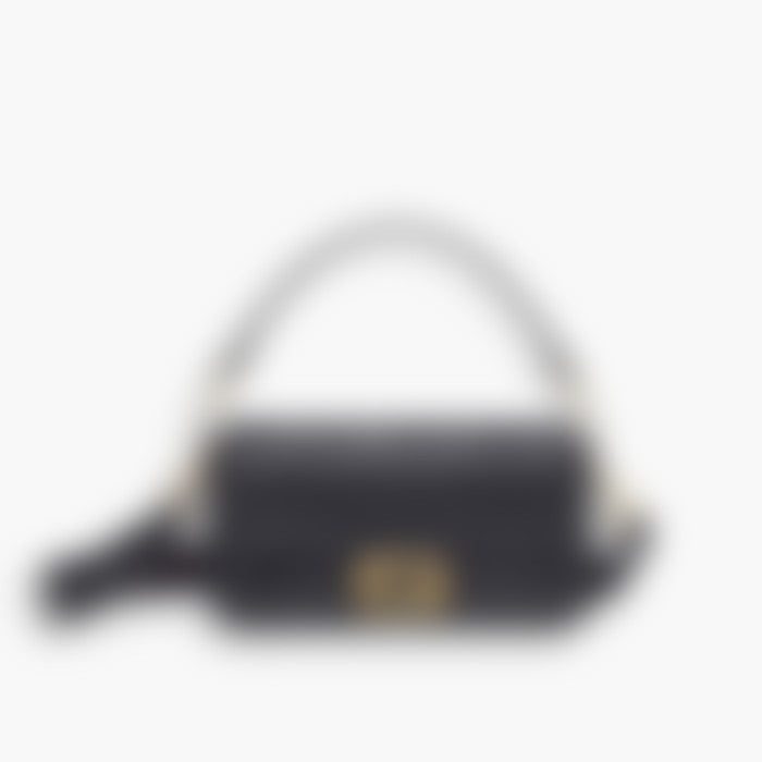 Underarm Flap 27 – Black Leather | Silver Hardware