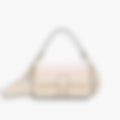 Underarm Flap 27 – White Leather | Gold Hardware