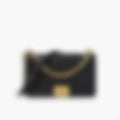 Urban Flap 25 – Black Leather | Silver Hardware