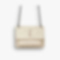 Vintage Chain Shoulder 28 – White Leather | Gold Hardware